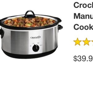 Crockpot slow cooker